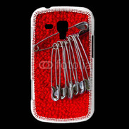 Coque Samsung Galaxy Trend Épingles à nourrice couture 