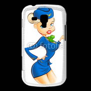 Coque Samsung Galaxy Trend Hôtesse de l'air