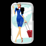 Coque Samsung Galaxy Trend Hôtesse de l'air 3