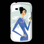 Coque Samsung Galaxy Trend Hôtesse de l'air 8