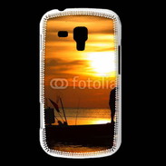 Coque Samsung Galaxy Trend Couché de soleil pêcheur