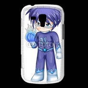 Coque Samsung Galaxy Trend Chibi style illustration of a superhero