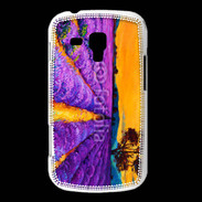 Coque Samsung Galaxy Trend Peinture de champs de lavande 