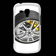 Coque Samsung Galaxy Trend Pneu complet étrier jaune