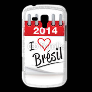 Coque Samsung Galaxy Trend I love Bresil 2014