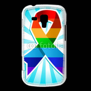 Coque Samsung Galaxy Trend Rainbow Pride Ribbon