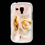 Coque Samsung Galaxy Trend Alliance sur fond de rose
