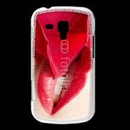 Coque Samsung Galaxy Trend Rose et bouche