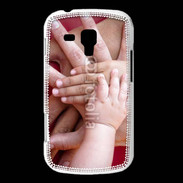 Coque Samsung Galaxy Trend Famille main dans la main