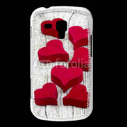 Coque Samsung Galaxy Trend Coeur en bois
