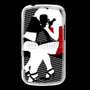 Coque Samsung Galaxy Trend Illustration bisou lesbienne