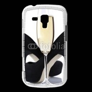 Coque Samsung Galaxy Trend coupe de champagne talons aiguilles 