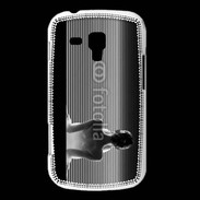 Coque Samsung Galaxy Trend femme glamour noir et blanc