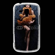 Coque Samsung Galaxy Trend Femme glamour câlin nounours