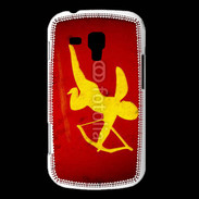 Coque Samsung Galaxy Trend Cupidon sur fond rouge