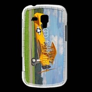 Coque Samsung Galaxy Trend Avio Biplan jaune