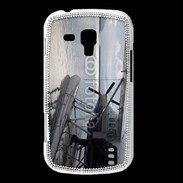 Coque Samsung Galaxy Trend Hydravion noir et blanc