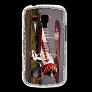 Coque Samsung Galaxy Trend Biplan blanc et rouge