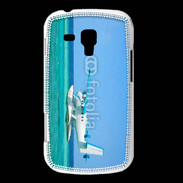 Coque Samsung Galaxy Trend Hydravion au dessus de la mer turquoise