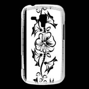 Coque Samsung Galaxy Trend Tatouage de fleurs 5