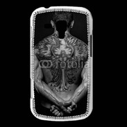 Coque Samsung Galaxy Trend Tatouage d'un ange dans le dos