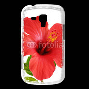 Coque Samsung Galaxy Trend Hibiscus rouge