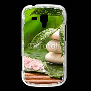 Coque Samsung Galaxy Trend Galet et feuilles mouillées
