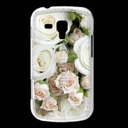 Coque Samsung Galaxy Trend Rose blanche et rose 5
