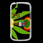 Coque Samsung Galaxy Trend Portrait abstrait de Rasta