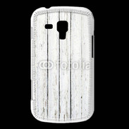Coque Samsung Galaxy Trend Aspect bois blanc vieilli