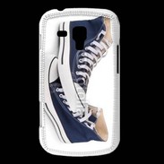 Coque Samsung Galaxy Trend Paire de converse bleue