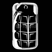 Coque Samsung Galaxy Trend Grenade noire