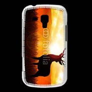 Coque Samsung Galaxy Trend Silhouette d'un cerf 5