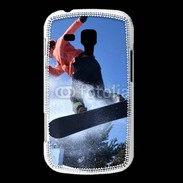 Coque Samsung Galaxy Trend Saut en Snowboard