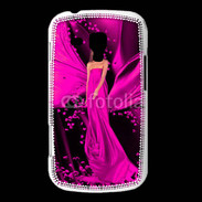 Coque Samsung Galaxy Trend Mode robe longue fushia