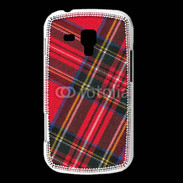 Coque Samsung Galaxy Trend Mode tissus écossais rouge