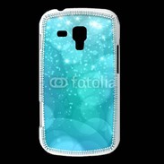 Coque Samsung Galaxy Trend Fond bulles bleus