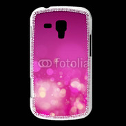 Coque Samsung Galaxy Trend fond rose or