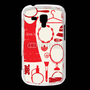 Coque Samsung Galaxy Trend Fond fashion rouge