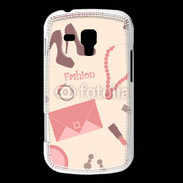 Coque Samsung Galaxy Trend Fond fashion rose 4