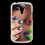 Coque Samsung Galaxy Trend Bouche et ongles multicouleurs 5