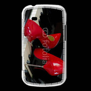 Coque Samsung Galaxy Trend Escarpins rouges sur piano
