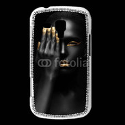 Coque Samsung Galaxy Trend Fashion en noir et or