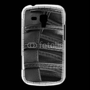 Coque Samsung Galaxy Trend lacets cuir