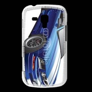 Coque Samsung Galaxy Trend Mustang bleue