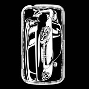 Coque Samsung Galaxy Trend Illustration voiture de sport en noir et blanc