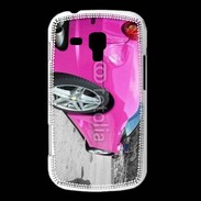 Coque Samsung Galaxy Trend Voiture de sport rose italienne