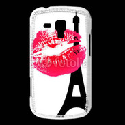 Coque Samsung Galaxy Trend Tour eiffel bisous