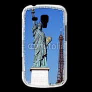 Coque Samsung Galaxy Trend Statue de la liberté et tour Eiffel