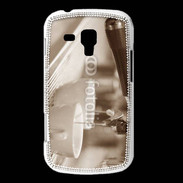 Coque Samsung Galaxy Trend Expresso noir et blanc